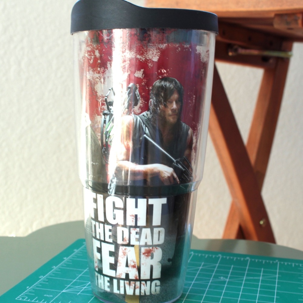 Tervis AMC The Walking Dead Daryl‎ Dixon Tumbler 24oz Insulated Travel Cup Lid
